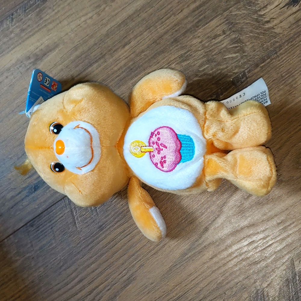 NWT!! Authentic Vintage Birthday Bear Care Bear (20th Anniversary Edition)
